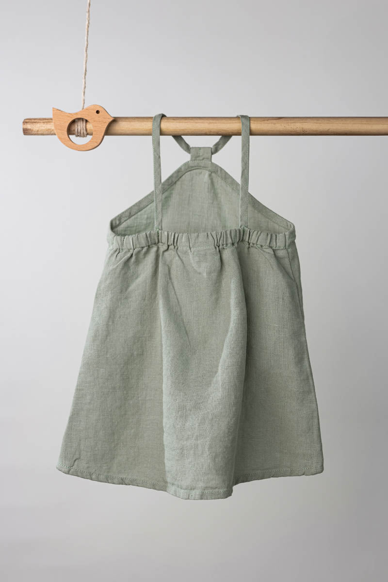 Halter neck frock - Chi Linen