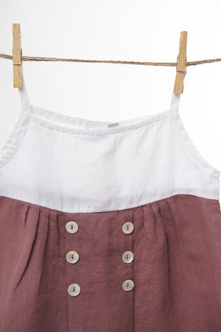 Buttons Detailed Frock - Chi Linen