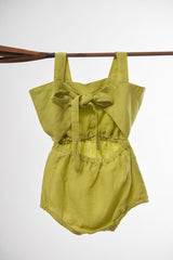 Tie Back Romper - Chi Linen