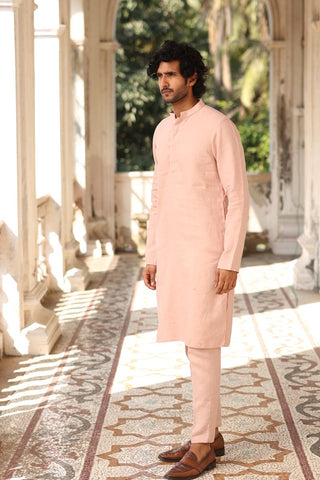 Flamingo Kurta Set | linen kurta set for men