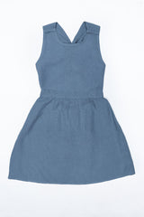 Cross back frock - Chi Linen