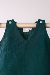 Shoulder Button Frock - Chi Linen