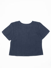 Four Button Linen Top - Chi Linen